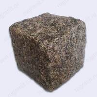 Колотая брусчатка из гранита, 10x10x10 см, цвет серый - гранит, брусчатка, плитка, комплектующие для станков