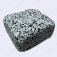 Галтованная брусчатка из гранита, 10x10x5 см, цвет серый, покостовка - гранит, брусчатка, плитка, комплектующие для станков