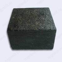 Брусчатка полнопиленная габбро 10x10x5 см черного цвета - гранит, брусчатка, плитка, комплектующие для станков