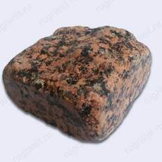 Брусчатка галтованная из гранита 10x10x5 цвет красный, емельяновка - гранит, брусчатка, плитка, комплектующие для станков