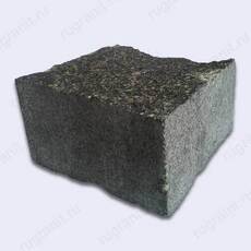 Пилено-колотая брусчатка габбро из карандаша, размер 10x10x5, цвет черный - гранит, брусчатка, плитка, комплектующие для станков