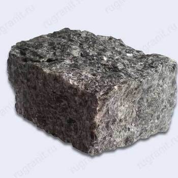 Колотая брусчатка из лабрадорита 10x10x10 цвет серый - гранит, брусчатка, плитка, комплектующие для станков