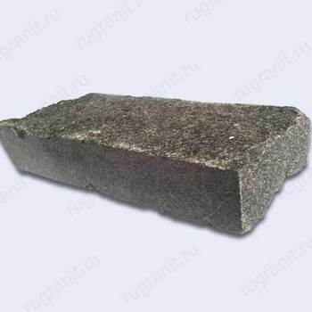 Брусчатка колотая габбро 20x20x5 см серого цвета - гранит, брусчатка, плитка, комплектующие для станков