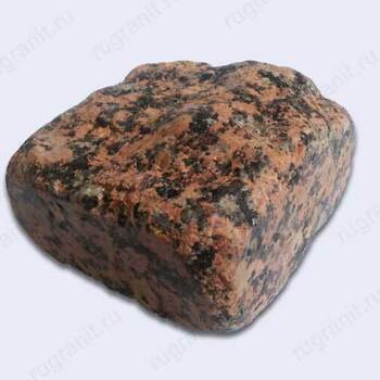 Брусчатка галтованная из гранита 10x10x5 цвет красный, емельяновка - гранит, брусчатка, плитка, комплектующие для станков
