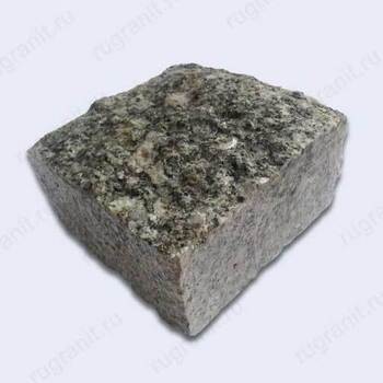 Гранитная брусчатка пилено-колотая из карандаша, размер 10x10x5 см - гранит, брусчатка, плитка, комплектующие для станков