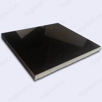 Плитка полированная из лабрадорита, размер 30x30x2 см, цвет черный - гранит, брусчатка, плитка, комплектующие для станков