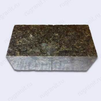 Пиленая брусчатка из лабрадорита 20x20x10 цвет черный - гранит, брусчатка, плитка, комплектующие для станков