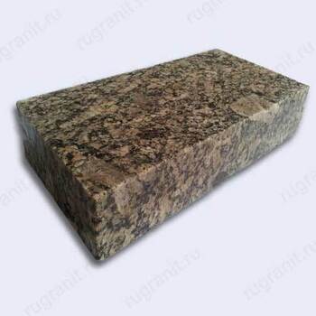 Брусчатка из гранита полнопиленная, 20x10x3 см, цвет красно-серый, софиевка - гранит, брусчатка, плитка, комплектующие для станков